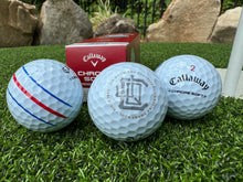 Load image into Gallery viewer, JQ&C Golf Logo Balls / Callaway Chrome Soft Triple Track