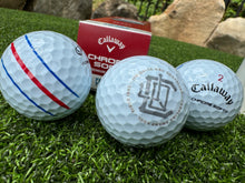 Load image into Gallery viewer, JQ&C Golf Logo Balls / Callaway Chrome Soft Triple Track