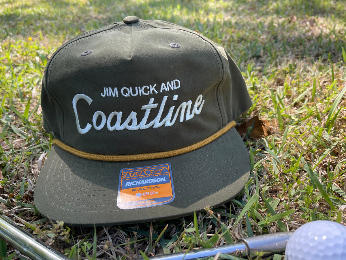 JQ&C Vintage Sport Script Golfer Rope Hat – Jim Quick and Coastline / Swamp  Swag